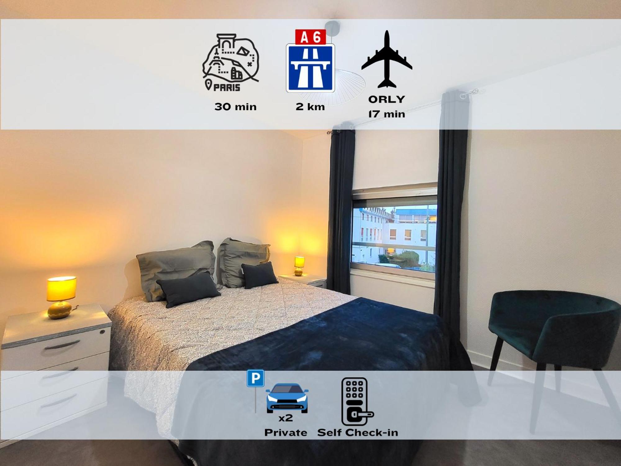 Les Entrepreneurs - Appartements Neufs Et Spacieux, Proche Rer C Et Aeroport Orly Моранжи Экстерьер фото