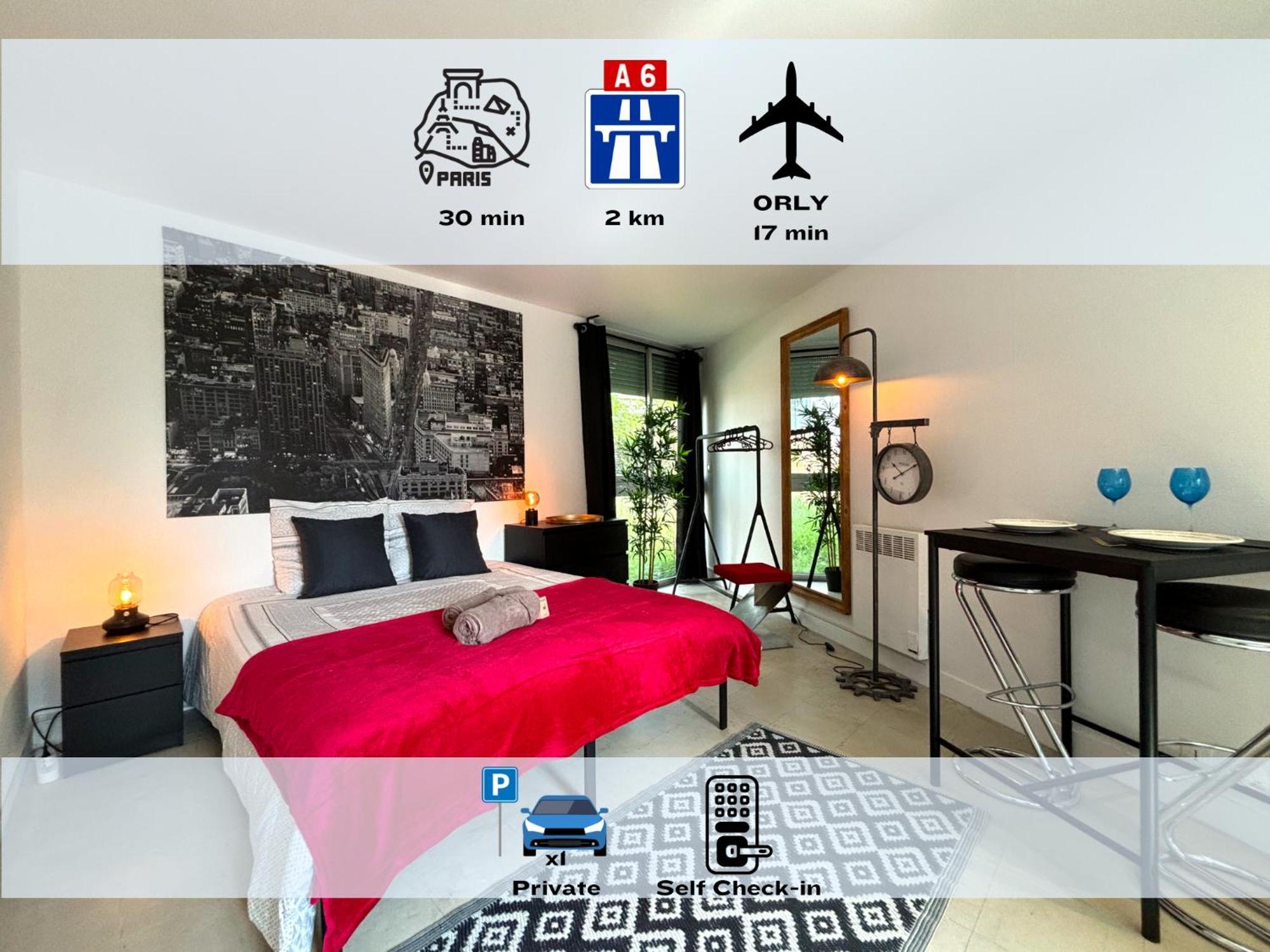 Les Entrepreneurs - Appartements Neufs Et Spacieux, Proche Rer C Et Aeroport Orly Моранжи Экстерьер фото