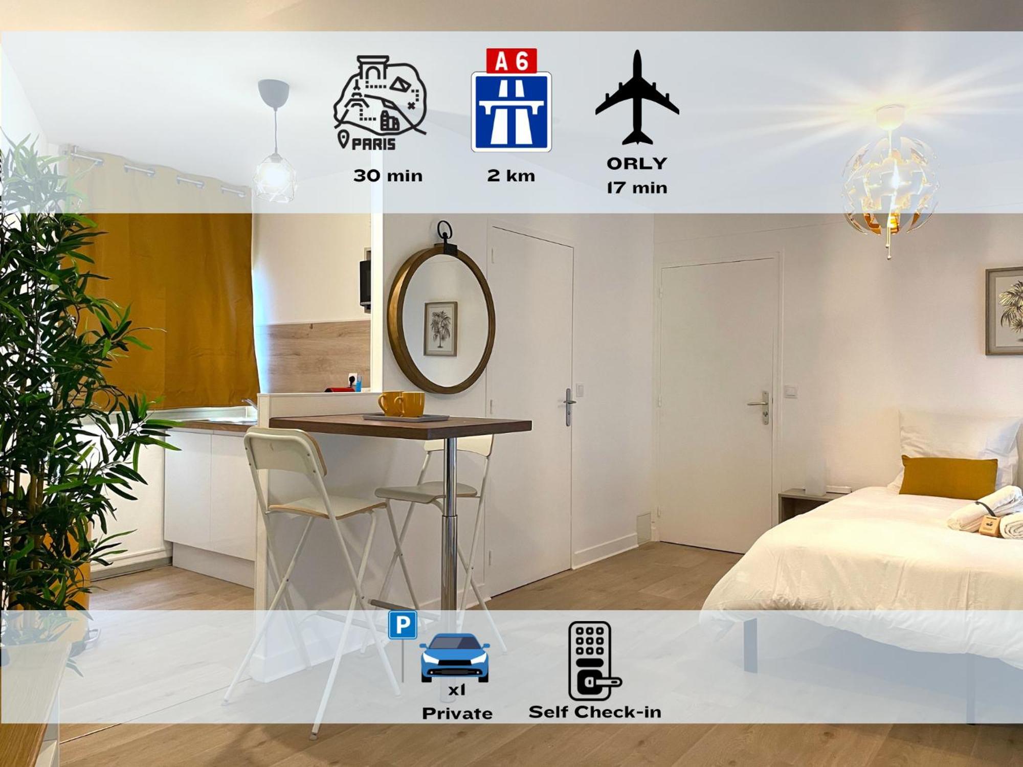 Les Entrepreneurs - Appartements Neufs Et Spacieux, Proche Rer C Et Aeroport Orly Моранжи Экстерьер фото